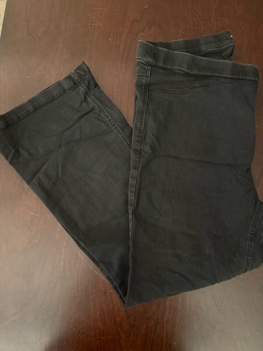 Cello Black Flare Wide Leg Jeans